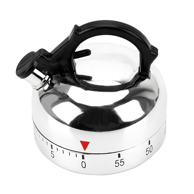 Retro Mechanical Timer – Classic Kettle Shape Kitchen Timer