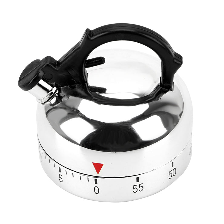 Retro Mechanical Timer – Classic Kettle Shape Kitchen Timer