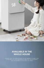 Acare Dehumidifier Moisture Absorbers Air Dryer with  Water Tank Quiet Air Dehumidifier