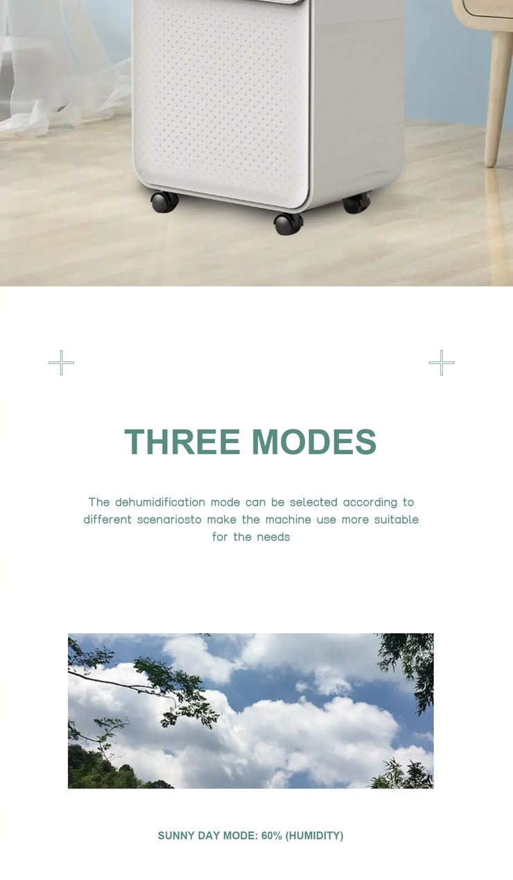 Acare Dehumidifier Moisture Absorbers Air Dryer with  Water Tank Quiet Air Dehumidifier