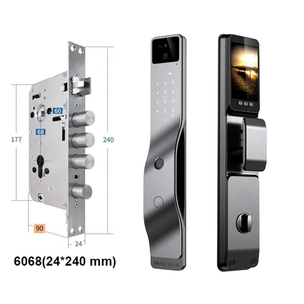 Smart Door Lock with Face ID  Keyless Home Security
