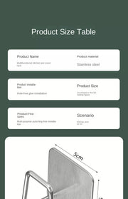 Kitchen Non Perforated Stainless Steel Storage Rack,