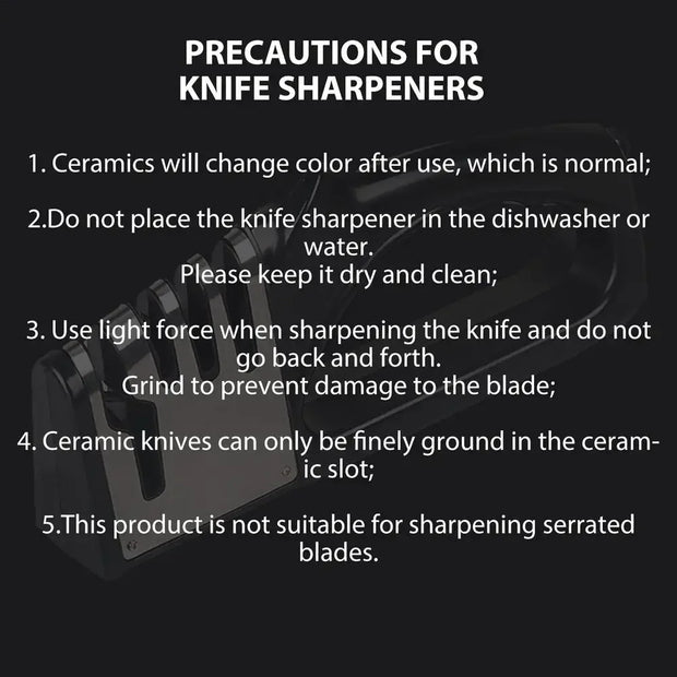 Premium 4-Stage Knife Sharpener for Kitchen Use