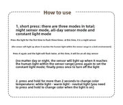 Bedside Cabinet Motion Sensor Light | LED Night Lamp