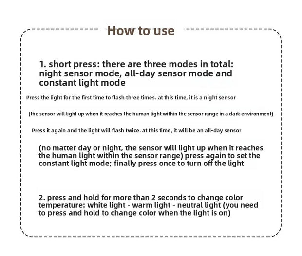 Bedside Cabinet Motion Sensor Light | LED Night Lamp