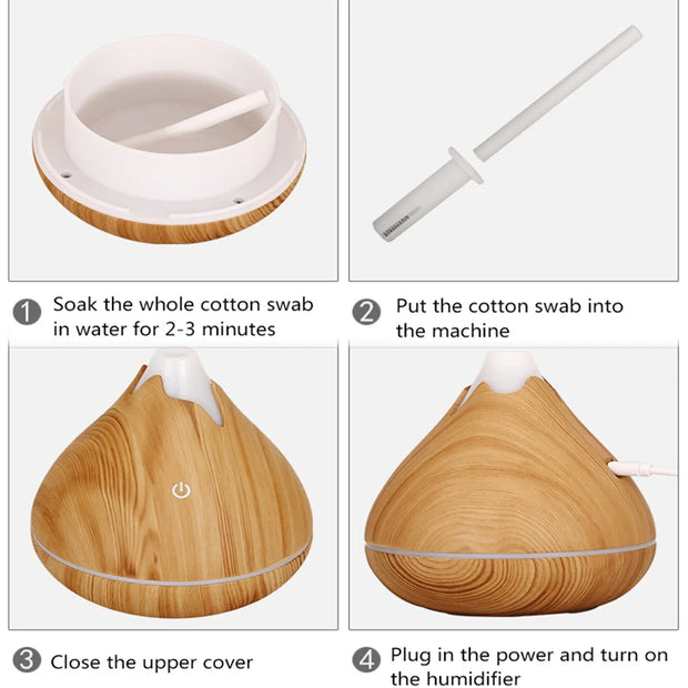 Humidifier Home Aromatherapy – Relaxing Scent & Moisture