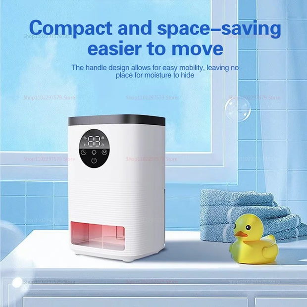 Digital Dehumidifier with Self-Stop Water Full Indicator Touch Screen Control