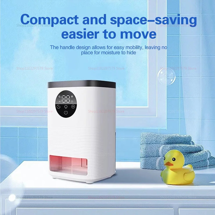 Digital Dehumidifier with Self-Stop Water Full Indicator Touch Screen Control