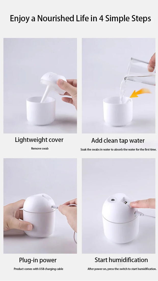 Compact Mini Diffuser for Home & Office – Portable & Quiet