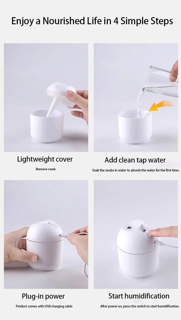 Compact Mini Diffuser for Home & Office – Portable & Quiet