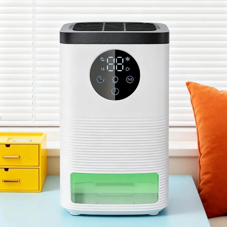 Digital Dehumidifier with Self-Stop Water Full Indicator Touch Screen Control