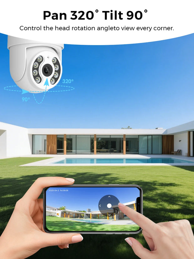 Motion Detection Camera with Night Vision & Alerts