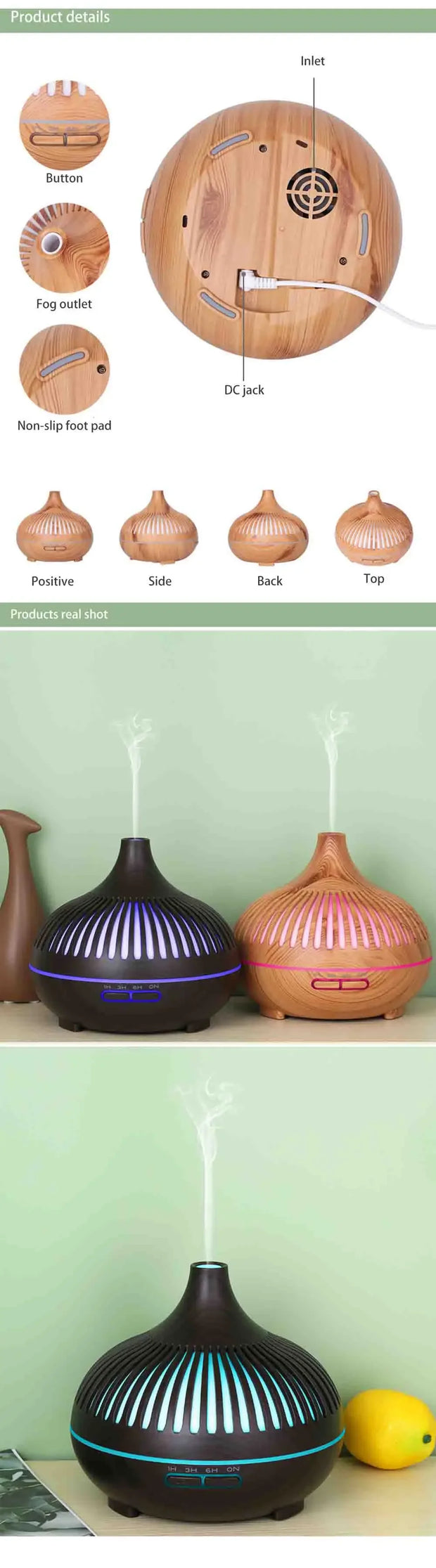 Aromatherapy Humidifier for Home and Office Use