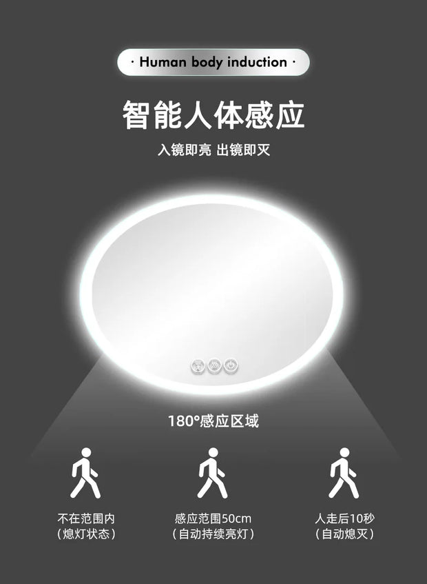 Integrated Mirror Light Smart Lamp for Modern Homes