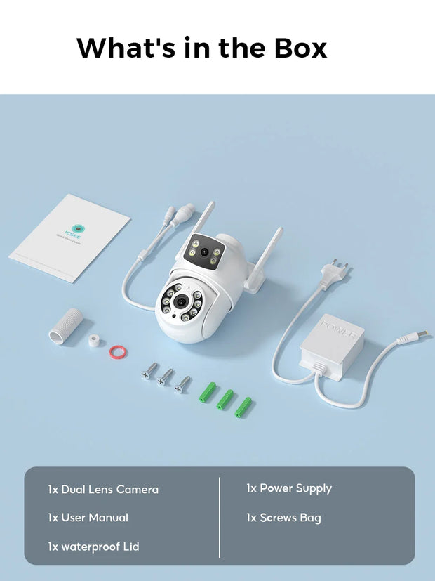 Motion Detection Camera with Night Vision & Alerts