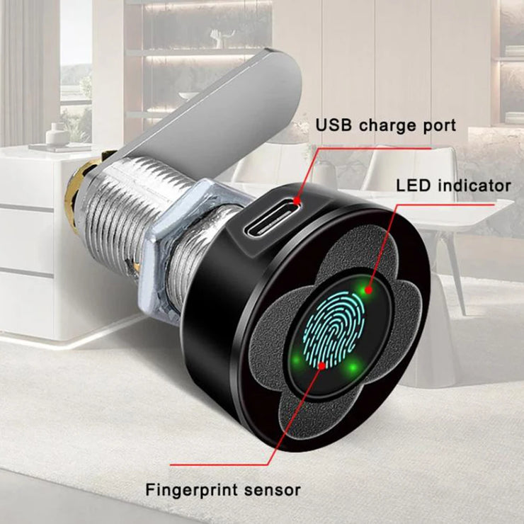 Smart Fingerprint Lock Rechargeable – Secure & Convenien