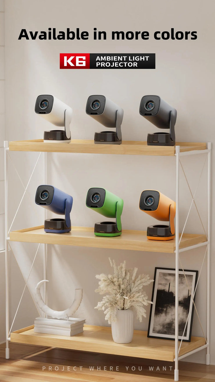 mini Smart Projector with Advanced Color Lights
