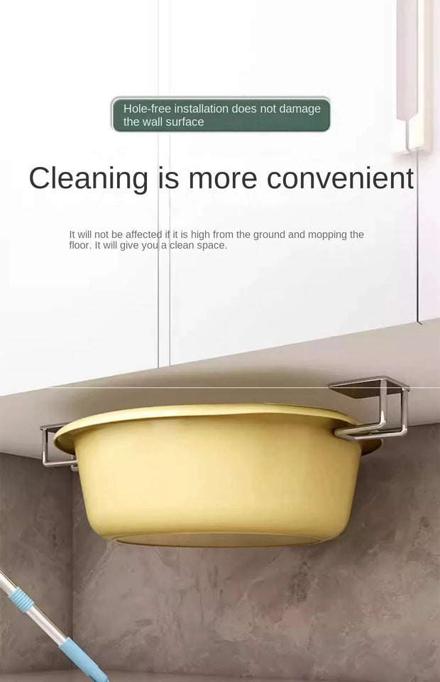 Kitchen Non Perforated Stainless Steel Storage Rack,