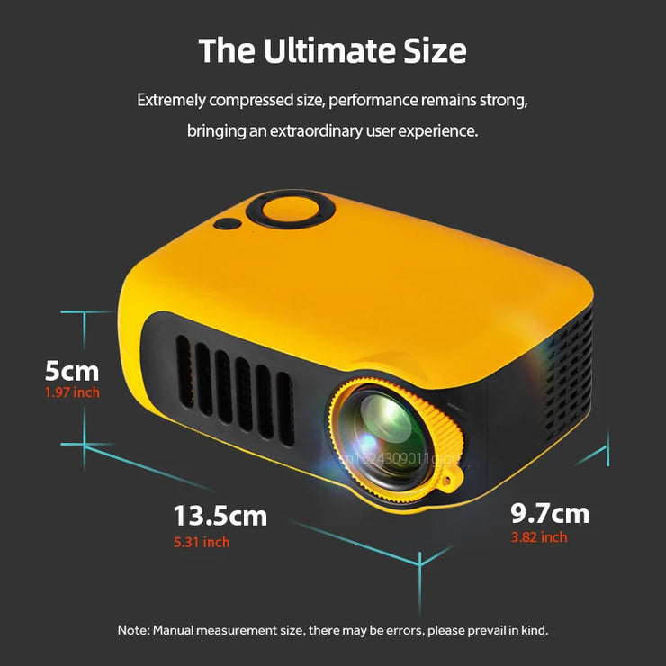 MINI Projector Portable 3D LED Video Projectors Home