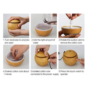 Essential Oil Humidifier – Ultrasonic Aroma Diffuser