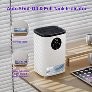 Digital Dehumidifier with Self-Stop Water Full Indicator Touch Screen Control