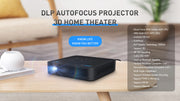 Mini Portable Projector 4K DLP  Android Smart Ceiling