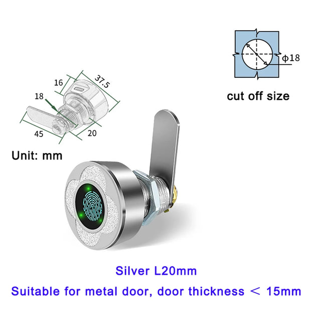 Smart Fingerprint Lock Rechargeable – Secure & Convenien