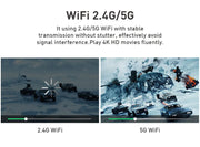 Mini Portable Projector 4K DLP  Android Smart Ceiling