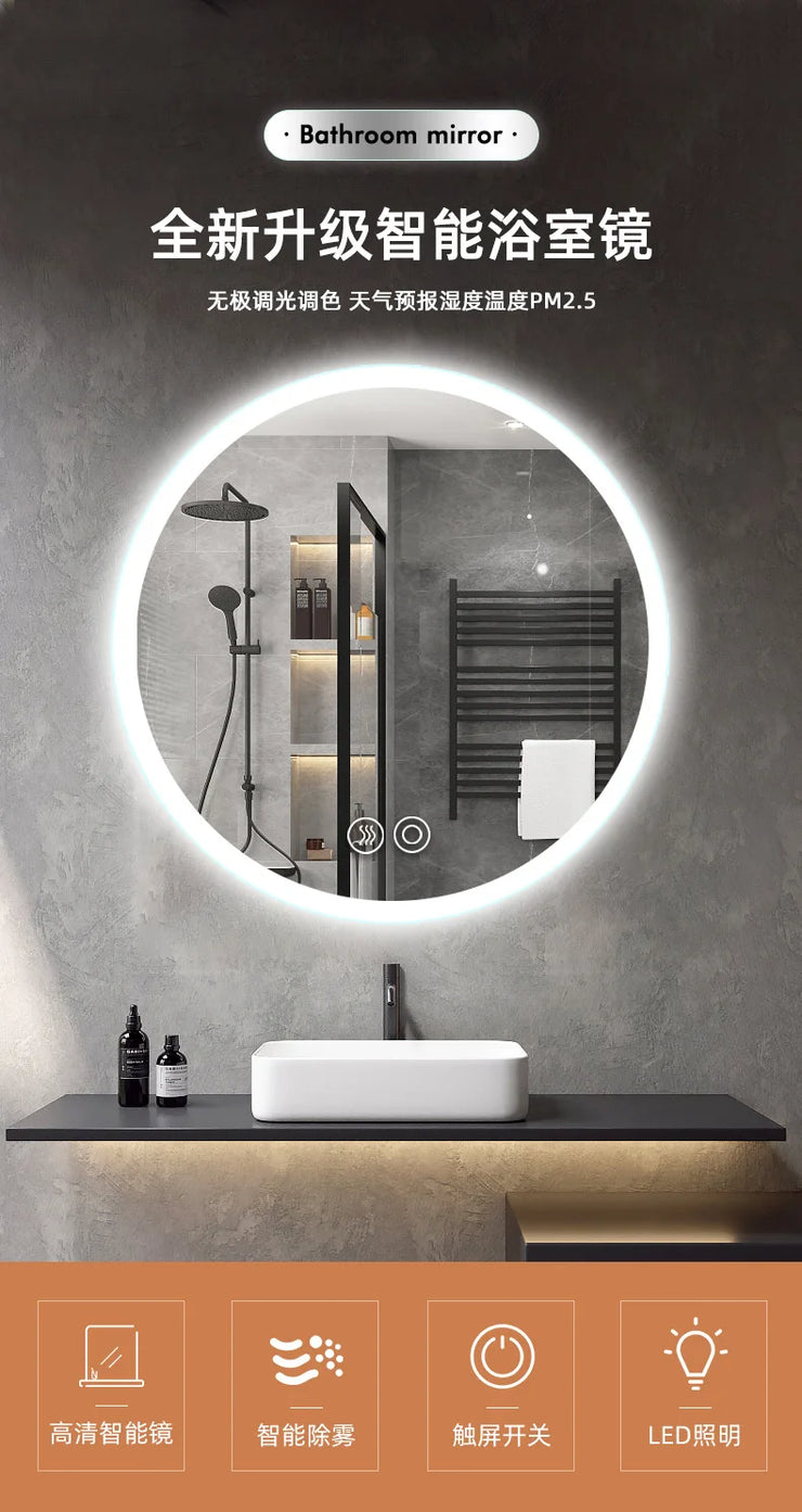 Integrated Mirror Light Smart Lamp for Modern Homes