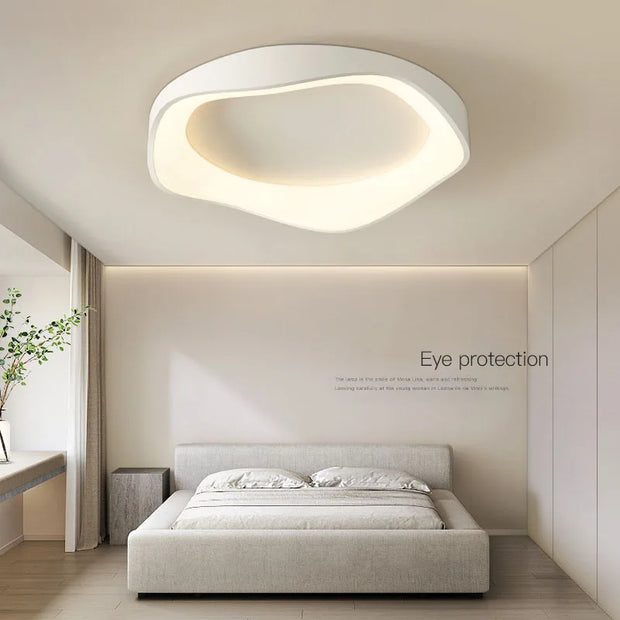 Modern White Smart Chandelier | LED Ceiling Light