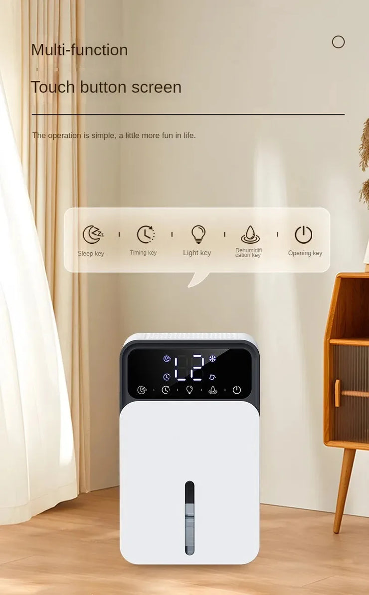 Compact Dehumidifier for Bedroom  Quiet & Energy Efficient