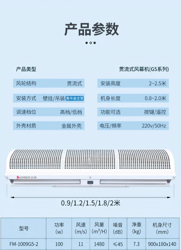 Silent Air Curtains – Quiet and Efficient Door Protection