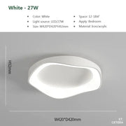 Modern White Smart Chandelier | LED Ceiling Light