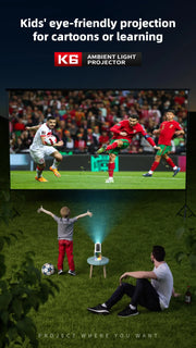 mini Smart Projector with Advanced Color Lights