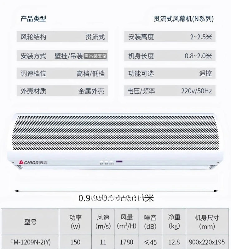 Silent Air Curtains – Quiet and Efficient Door Protection