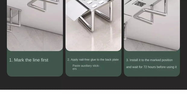 Kitchen Non Perforated Stainless Steel Storage Rack,