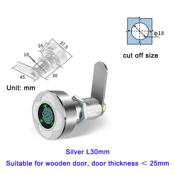 Smart Fingerprint Lock Rechargeable – Secure & Convenien