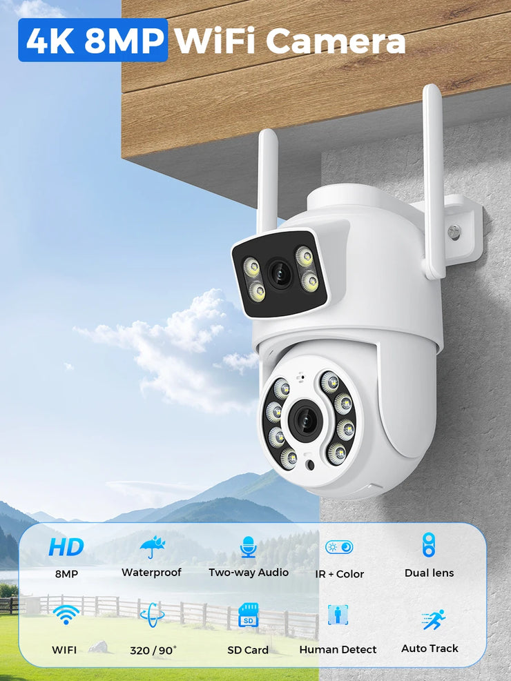 Motion Detection Camera with Night Vision & Alerts