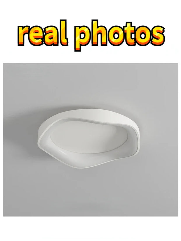 Modern White Smart Chandelier | LED Ceiling Light