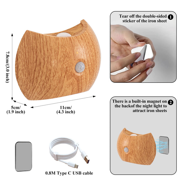 Smart Wall Lamp Sensor Corridor Light Night Light Adjustable