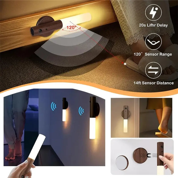 Smart Motion Sensor Night Light | Magnetic Wall Lamp