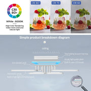 Modern Smart Ceiling Chandelier with RGB Lighting