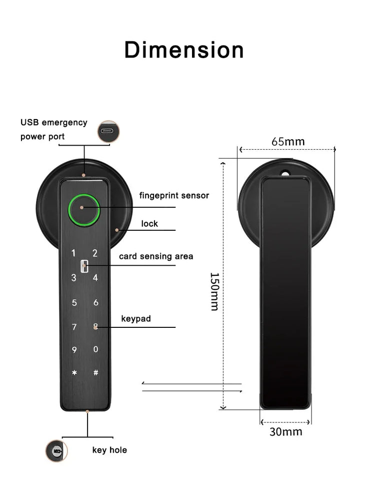 Secure Smart Lock for Metal Door – Keyless Entry System