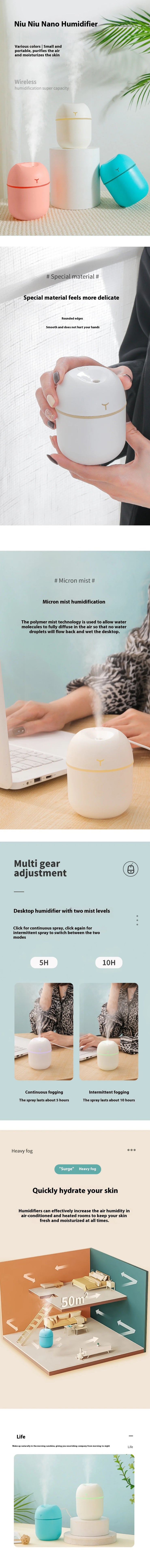 Home Use Humidifier – Quiet, Compact & Easy to Use