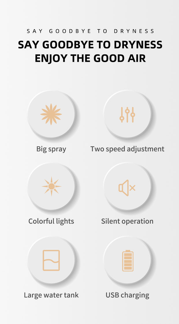 Cool Mist Humidifier – Quiet & Refreshing Air Moisturizer