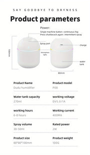 Cool Mist Humidifier – Quiet & Refreshing Air Moisturizer