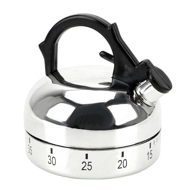 Retro Mechanical Timer – Classic Kettle Shape Kitchen Timer